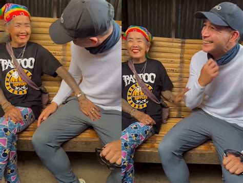 apo whang od touching|Apo Whang Od’s viral video of touching Piolo Pascual’s private .